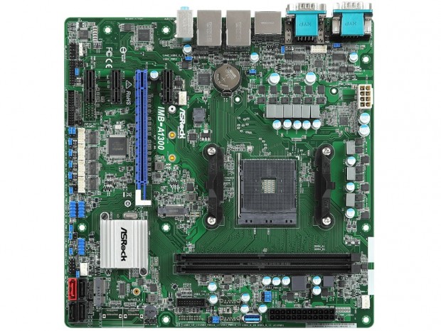 6つのシリアルポートを備えたRyzen対応MicroATXマザー、ASRock「IMB-A1300」