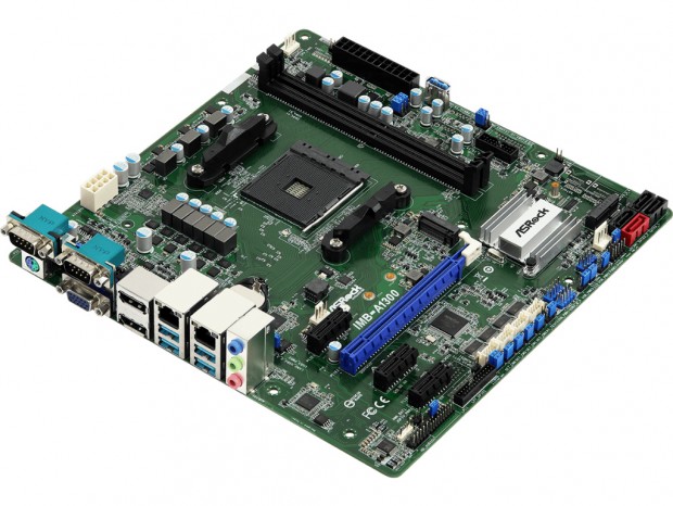 6つのシリアルポートを備えたRyzen対応MicroATXマザー、ASRock「IMB-A1300」