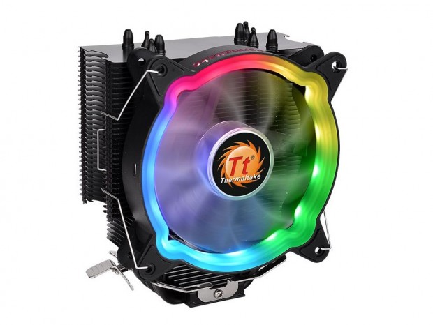 120mmアドレサブルRGBファン搭載のスリムサイドフロー、Thermaltake「UX200」