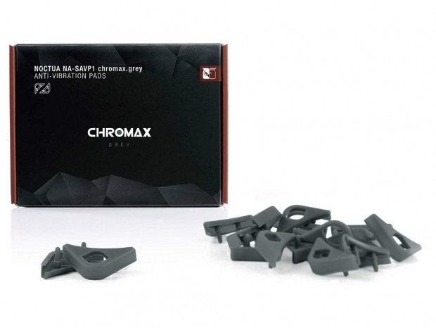 Noctuaのドレスアップパーツ「chromax」シリーズから、防振パッドの新色など計4モデル登場