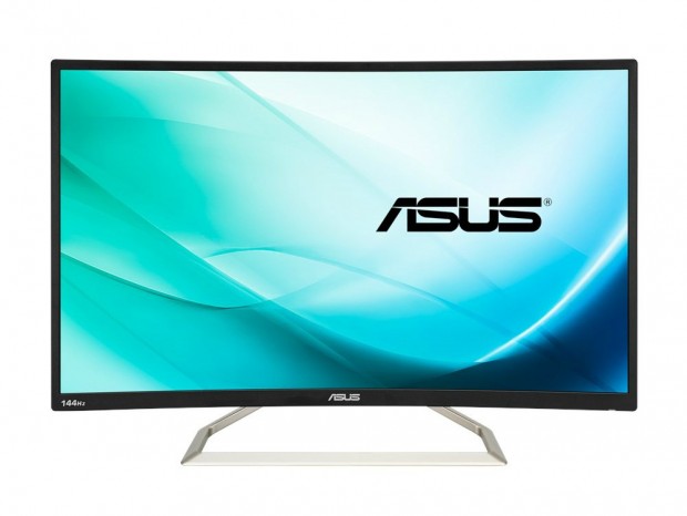リフレッシュレート144Hzの31.5インチ曲面ゲーミング液晶、ASUS「VA326HR」