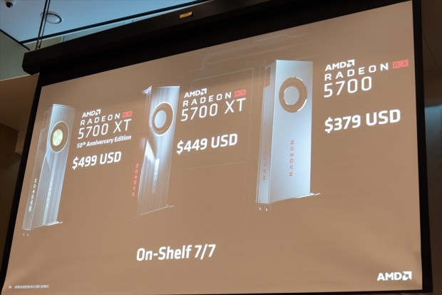 「Radeon RX 5700」シリーズが解禁前に早くも値下げ。国内価格も判明