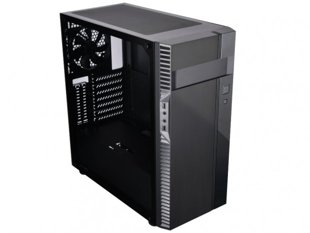 5インチベイ搭載の強化ガラス採用ミドルタワー、SilverStone「PS14-E」