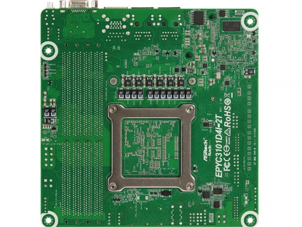 EPYC 3101搭載のファンレスMini-ITXマザー、ASRock Rack「EPYC3101D4I-2T」