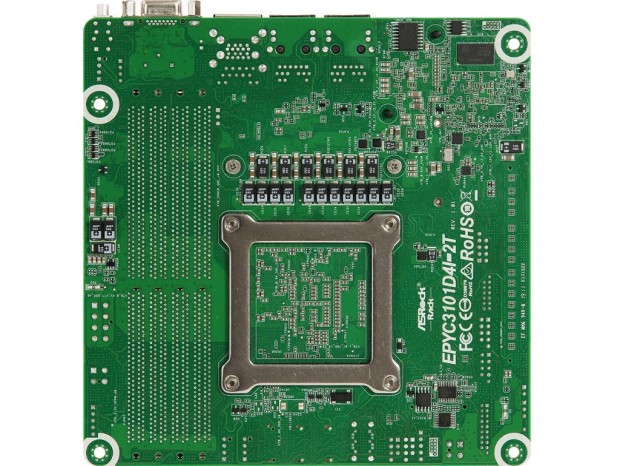 EPYC 3101搭載のファンレスMini-ITXマザー、ASRock Rack「EPYC3101D4I-2T」