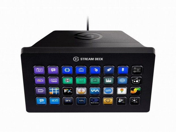 32個の液晶ボタン搭載、ストリーマー向けプログラマブルキーボード「Stream Deck XL」