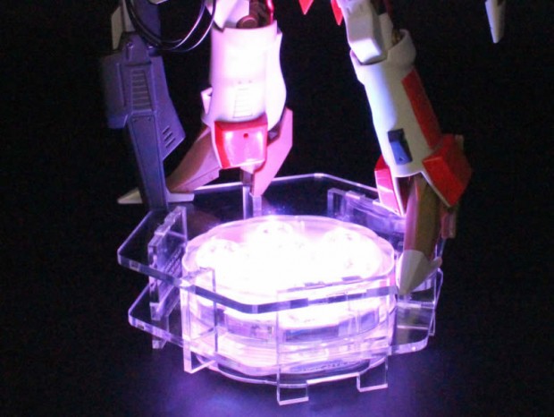 JTT「フィギュアステージ ライトアップベース LEDライト台座セット」4種発売