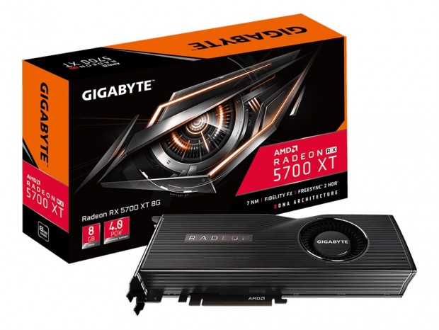 GIGABYTE、リファレンス準拠の「Radeon RX 5700」シリーズ計2モデル