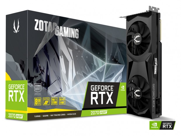 ZOTAC、IceStrom 2.0搭載GeFroce RTX 2070 SuperとRTX 2060 Super MINI