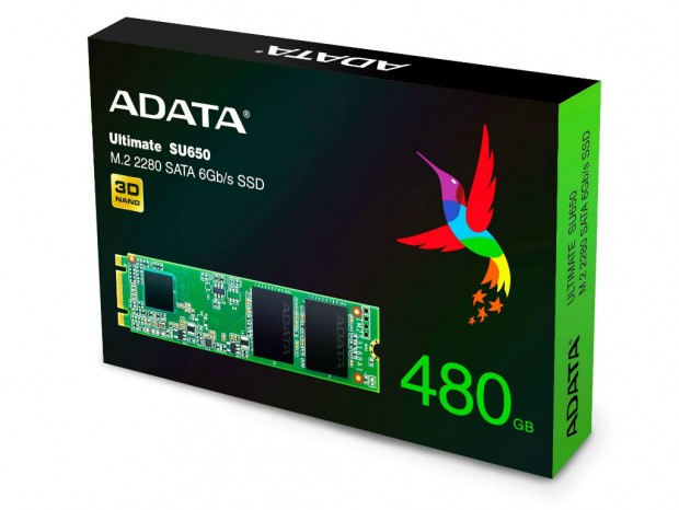 ADATA、薄型ノートPCのアップグレードに向く3D NAND採用「Ultimate SU650 M.2 2280」