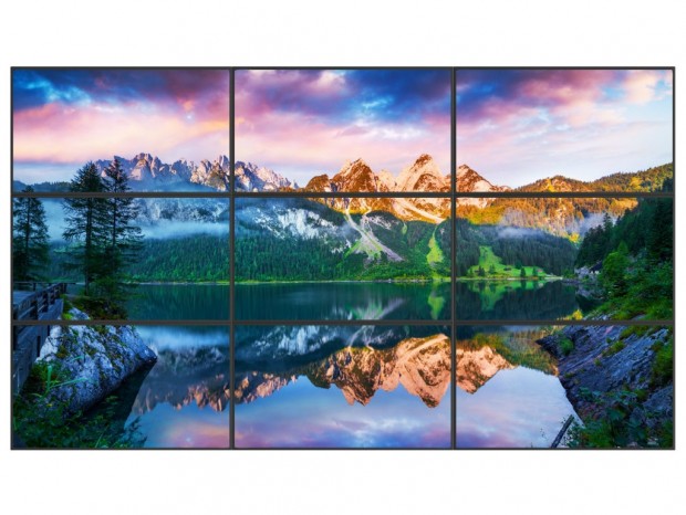 最大9枚のマルチスクリーン対応43型サイネージ液晶、エイサー「DV433bmiidv」