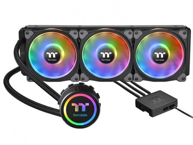 Thermaltake、RGBイルミ搭載＆ファン増設も可能なオールインワン水冷「Floe DX RGB」