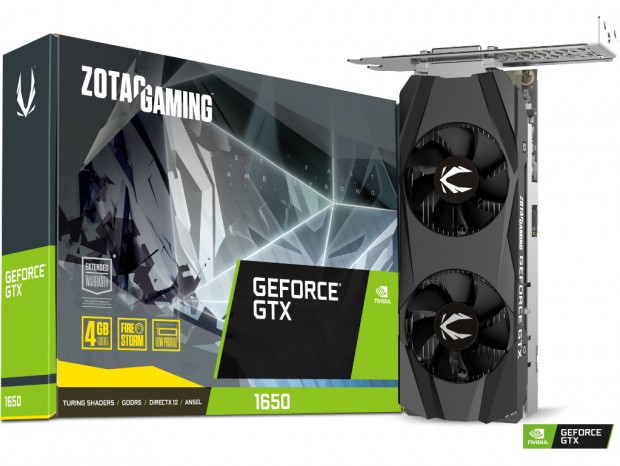 ロープロファイル対応のGeForce GTX 1650がZOTACから発売