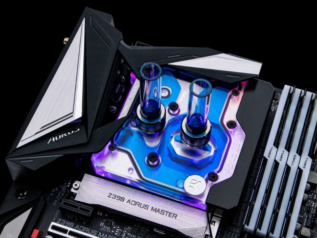 EK Water Blocks、GIGABYTE「AORUS Z390 Master」向けモノウォーターブロック発売