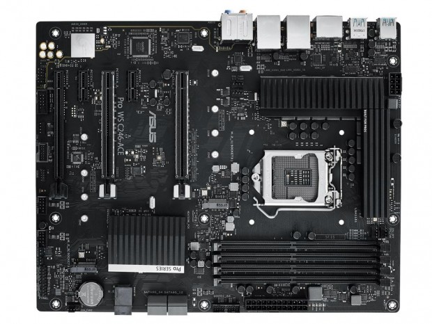 デュアルIntelギガビットLAN搭載のWSマザーボード、ASUS「PRO WS C246-ACE」