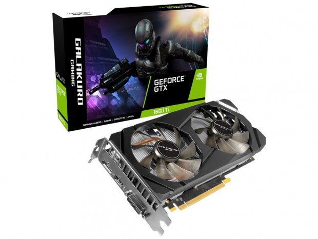 玄人志向 GG-GTX1660Ti-E6GB/DF GALAKURO 4点 - PCパーツ