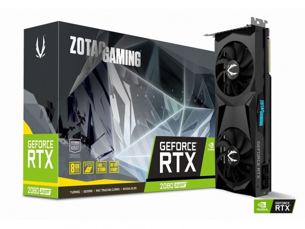 ZOTAC、デュアルファンの個別制御が可能なGeForce RTX 2080 SUPER搭載グラフィックス