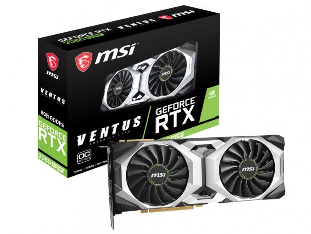 MSI、トルクスファン2.0×2搭載の「GeForce RTX 2080 SUPER VENTUS OC」発売