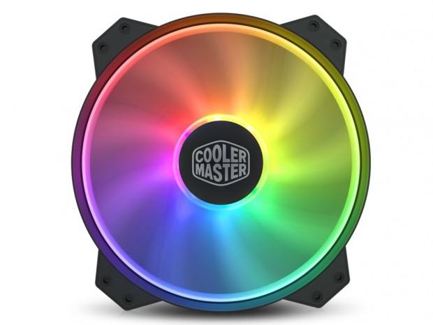 ハイブリッドデザインブレード採用の200mm口径ARGBファンがCooler Masterから