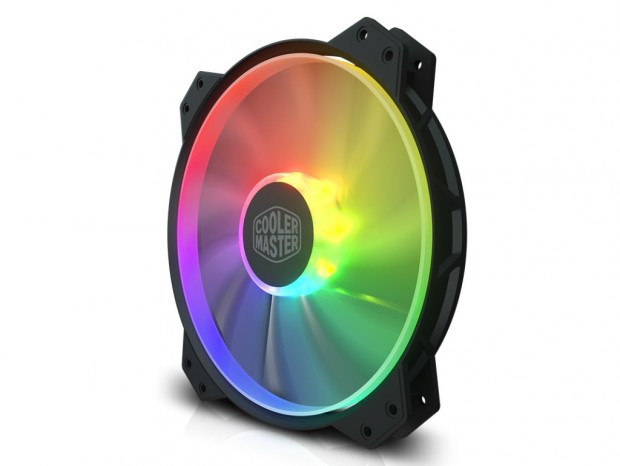 ハイブリッドデザインブレード採用の200mm口径ARGBファンがCooler Masterから