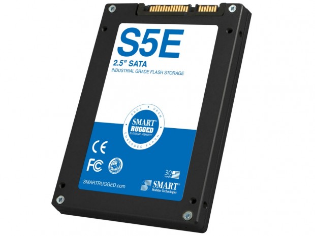 4万回の総書換に耐えるSLC NAND採用SATA3.0 SSD、SMART Modular「S5E」