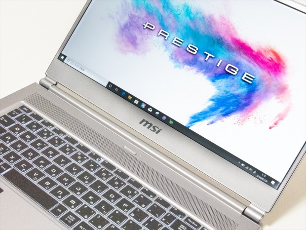 14インチ大で15.6インチ4K液晶を搭載するクリエィティブノート、MSI