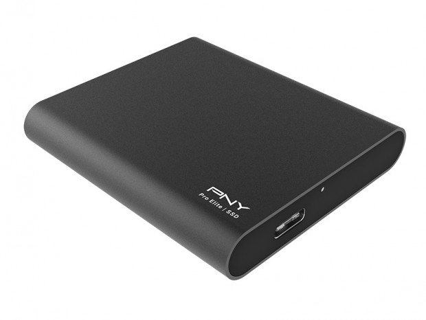 最大転送速度900MB/sのType-C対応ポータブルSSD、PNY「Pro Elite」シリーズ
