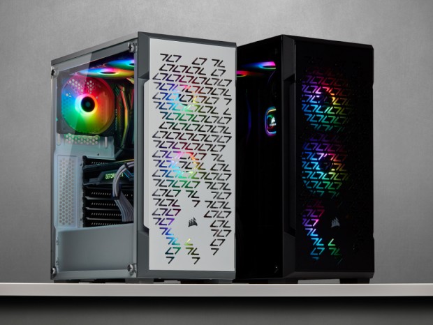 メタルグリル採用の高エアフローミドルタワー、CORSAIR「iCUE 220T RGB Airflow」