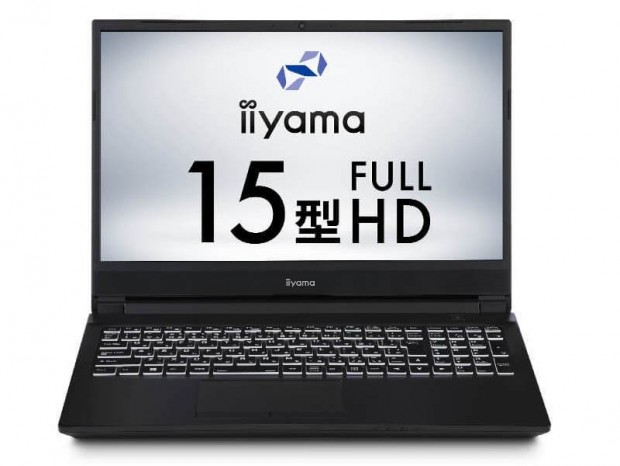 iiyamaPC、税抜9万円を切るGeForce MX250搭載の15.6型スタンダードノートPC発売