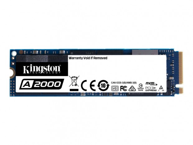 最大転送2,200MB/sのエントリーNVMe M.2 SSD、Kingston「A2000」シリーズ
