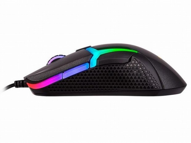 Thermaltake、RGBイルミ際立つ左右対称ゲーミングマウス「Level 20 RGB Gaming Mouse」