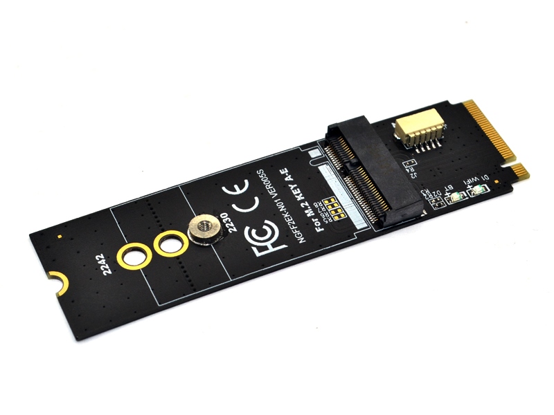 Sintech、ストレージ向けM.2スロットにWi-Fiカードが搭載できる変換 