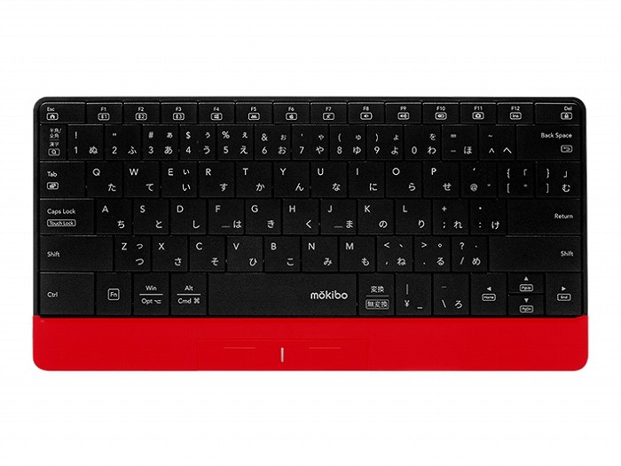 キートップ全面をタッチパッドとして使えるキーボード「mokibo」が登場