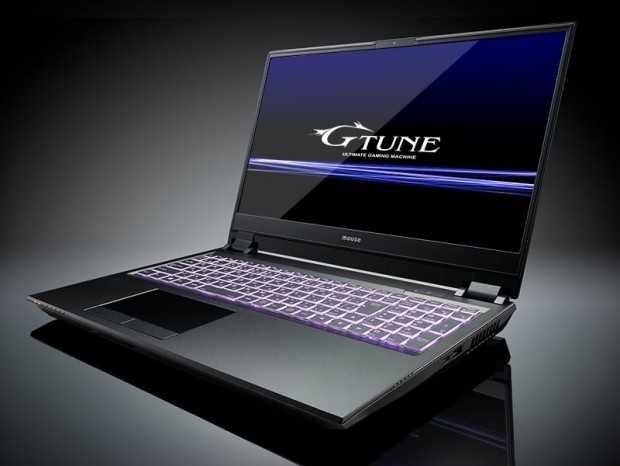 G-Tune、リフレッシュレート240Hzと4K-UHD有機ELパネル採用の15.6型ゲーミングノート