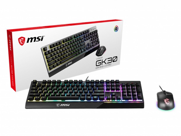 リーズナブルなゲーミングキーボード＆マウスセット、MSI「VIGOR GK30 COMBO JP」発売