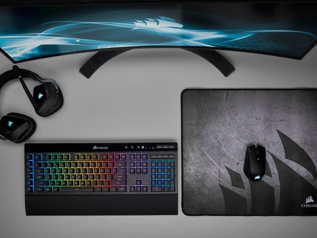 CORSAIR、鮮やかCAPELLIX LED内蔵＆高速SLIPSTREAM通信対応キーボード「K57 RGB」