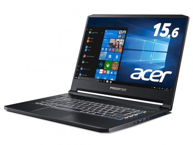 3Dメタルファンで高冷却が特徴のゲーミングノート、エイサー「Predator Triton 500」など