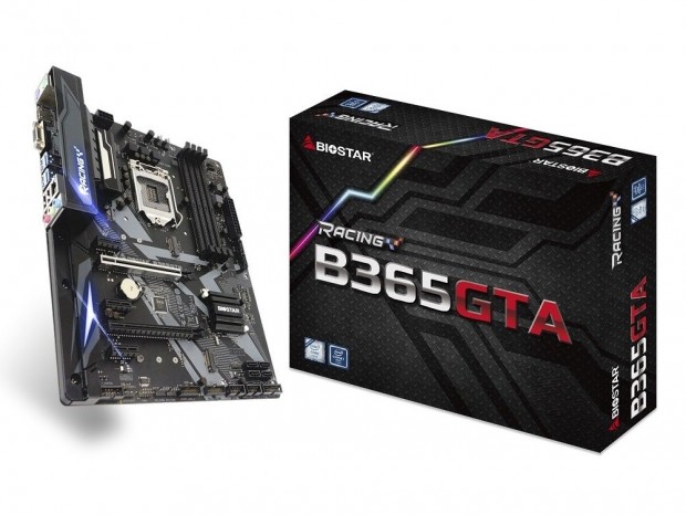 BIOSTAR、B365チップ搭載のエントリーゲーミングマザーボード「B365GTA」