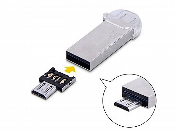 Sintech、USBメモリをスマホに直結できる安価なOTG変換アダプタを発売