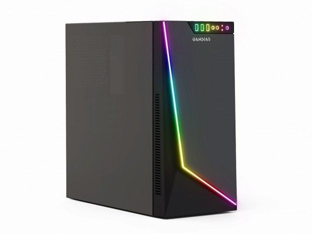 GAMDIAS、RGB LED内蔵の強化ガラス採用ケース「ARGUS M1」を税抜6,980円で発売