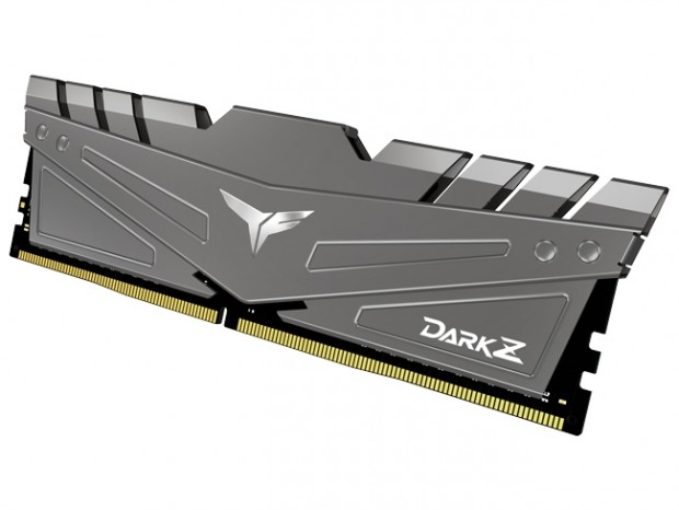 アルマイト加工のアルミニウムヒートスプレッダを搭載したOCメモリ、Team「DARK Z DDR4」