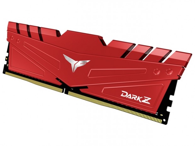 アルマイト加工のアルミニウムヒートスプレッダを搭載したOCメモリ、Team「DARK Z DDR4」
