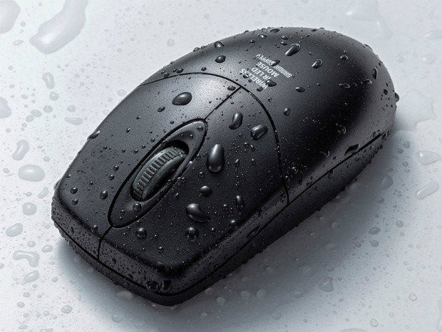 ちゃちゃっと水洗いできるワイヤレス静音マウス、サンワサプライ「MA-WIR151BK」
