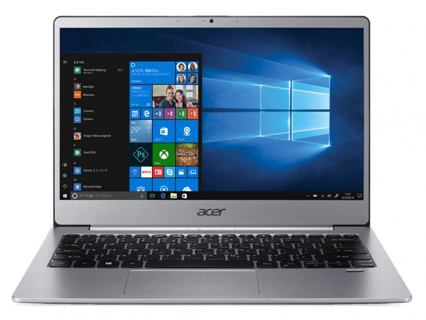 日本エイサー、13.3インチ液晶採用のモバイルノート「Swift 3」発売