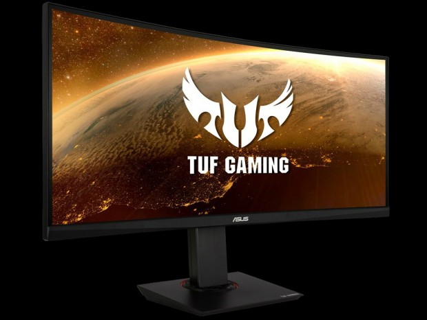 ASUS、ELMB対応のウルトラワイド曲面ゲーミング液晶「TUF Gaming VG35VQ」