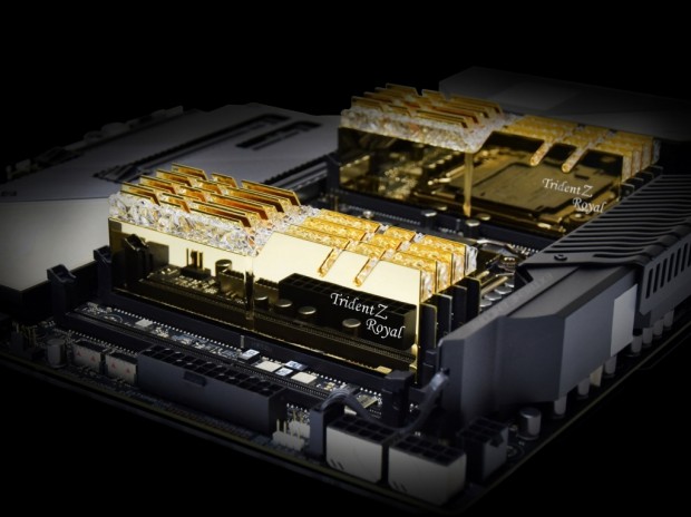 G.SKILL、「Trident Z Royal」にIntel X299向けDDR4-4300メモリキット追加
