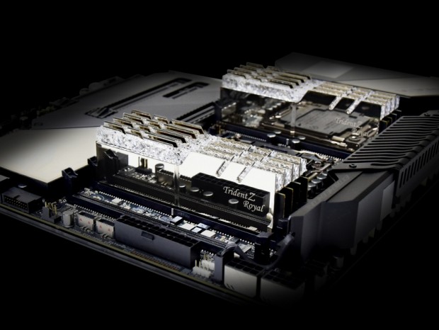 G.SKILL、「Trident Z Royal」にIntel X299向けDDR4-4300メモリキット追加