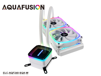 ENERMAXのARGB対応オールインワン水冷、「AQUAFUSION」にホワイトモデル追加