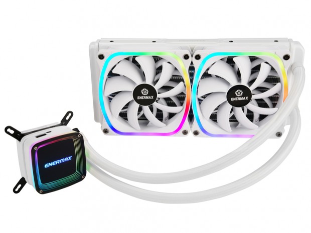ENERMAX、RGB LED搭載で限定ホワイト色のオールインワン水冷を国内発売
