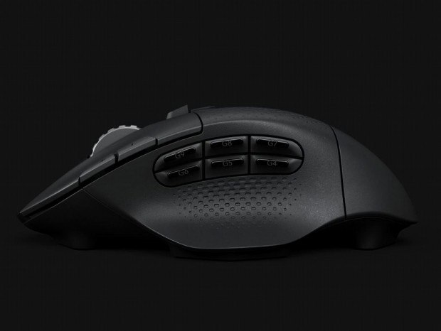 Logitech、多ボタン構成の高速ワイヤレスマウス「Logitech G604 LIGHTSPEED」